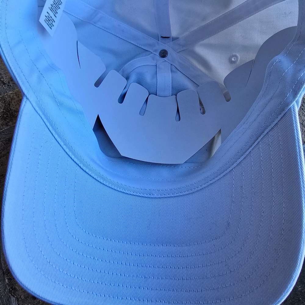 Under Armour Mens Blitzing Adjustable Hat White 1369783 OSFM NWT - Picture 7 of 8